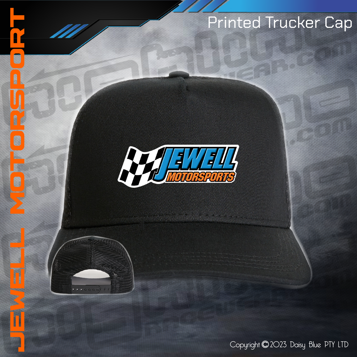 Printed Trucker Cap - Jewell Motorsport