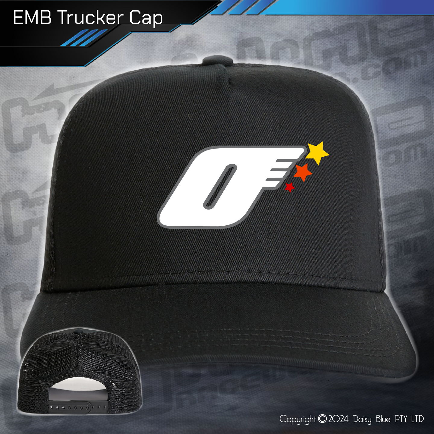 Printed Trucker Cap - Mick Dann