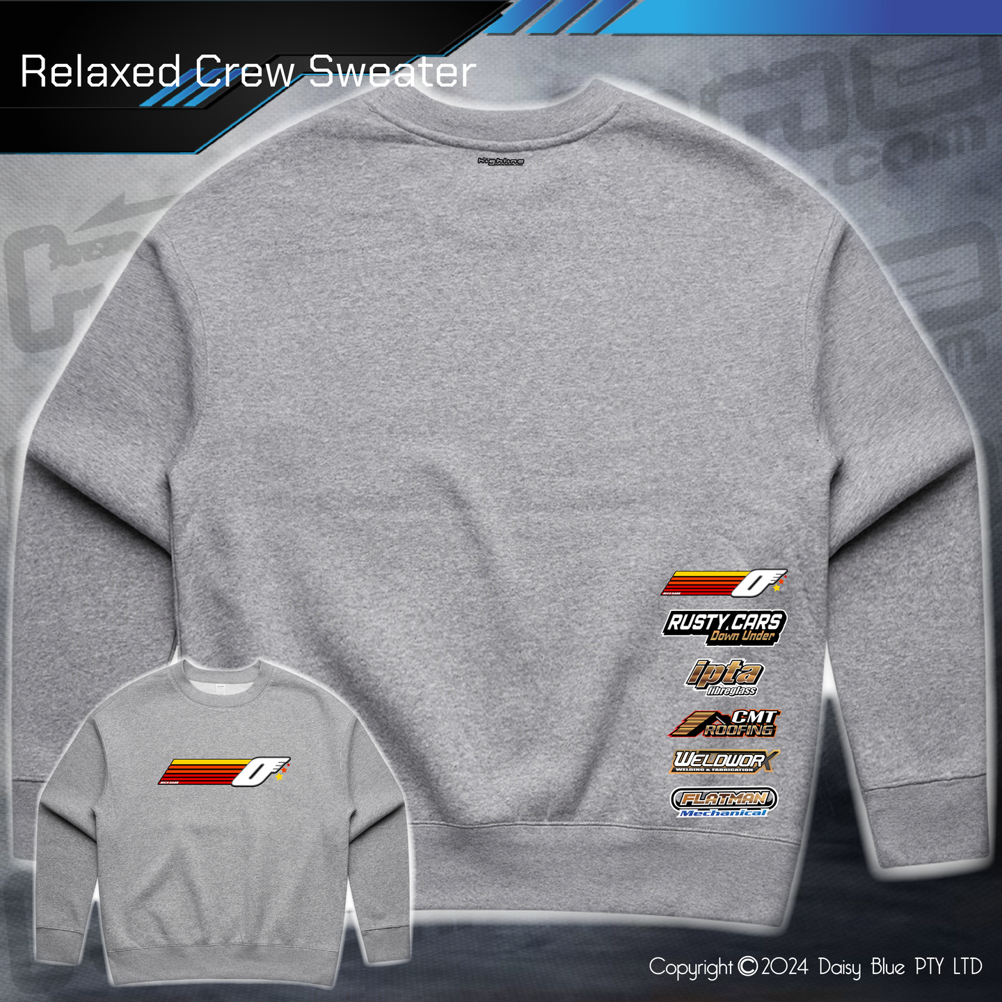 Relaxed Crew Sweater - Mick Dann