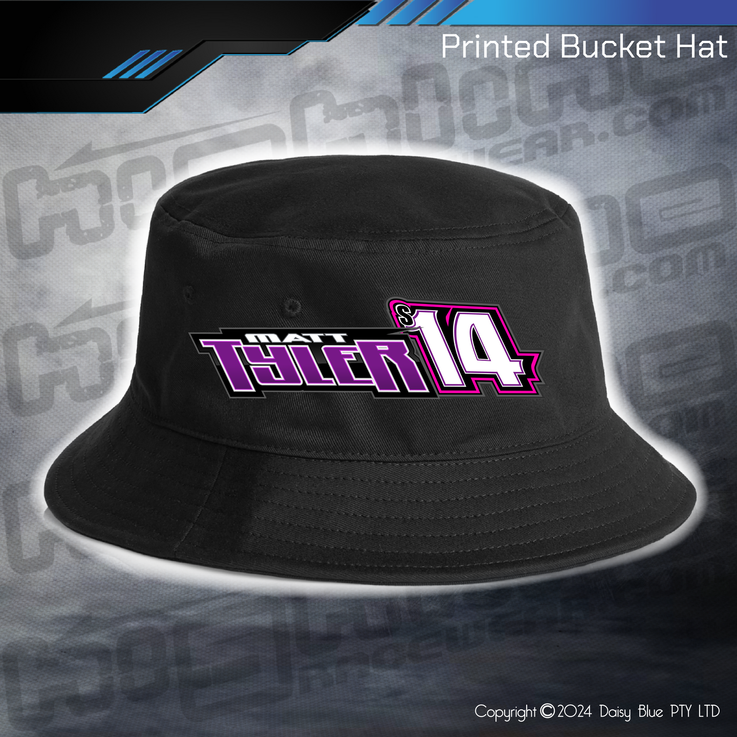Printed Bucket Hat - Matthew Tyler