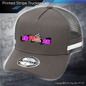 STRIPE Trucker Cap - Riley Racing