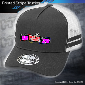 STRIPE Trucker Cap - Riley Racing