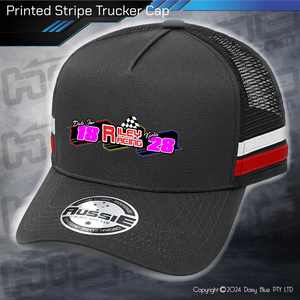 STRIPE Trucker Cap - Riley Racing