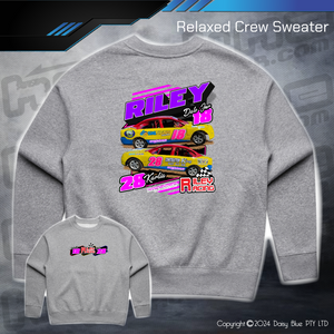 Relaxed Crew Sweater - Riley Racing