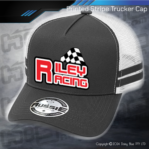STRIPE Trucker Cap - Riley Racing
