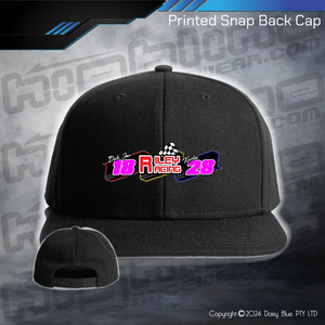 Printed Snap Back CAP - Riley Racing