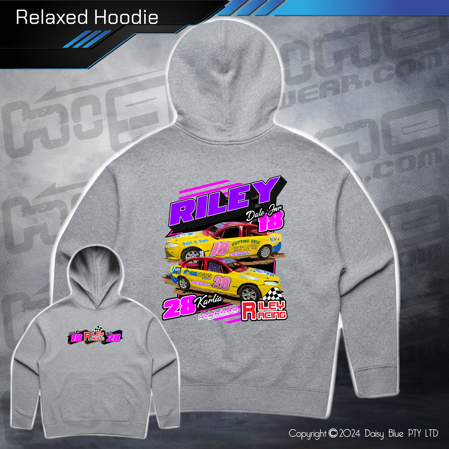 Relaxed Hoodie - Riley Racing