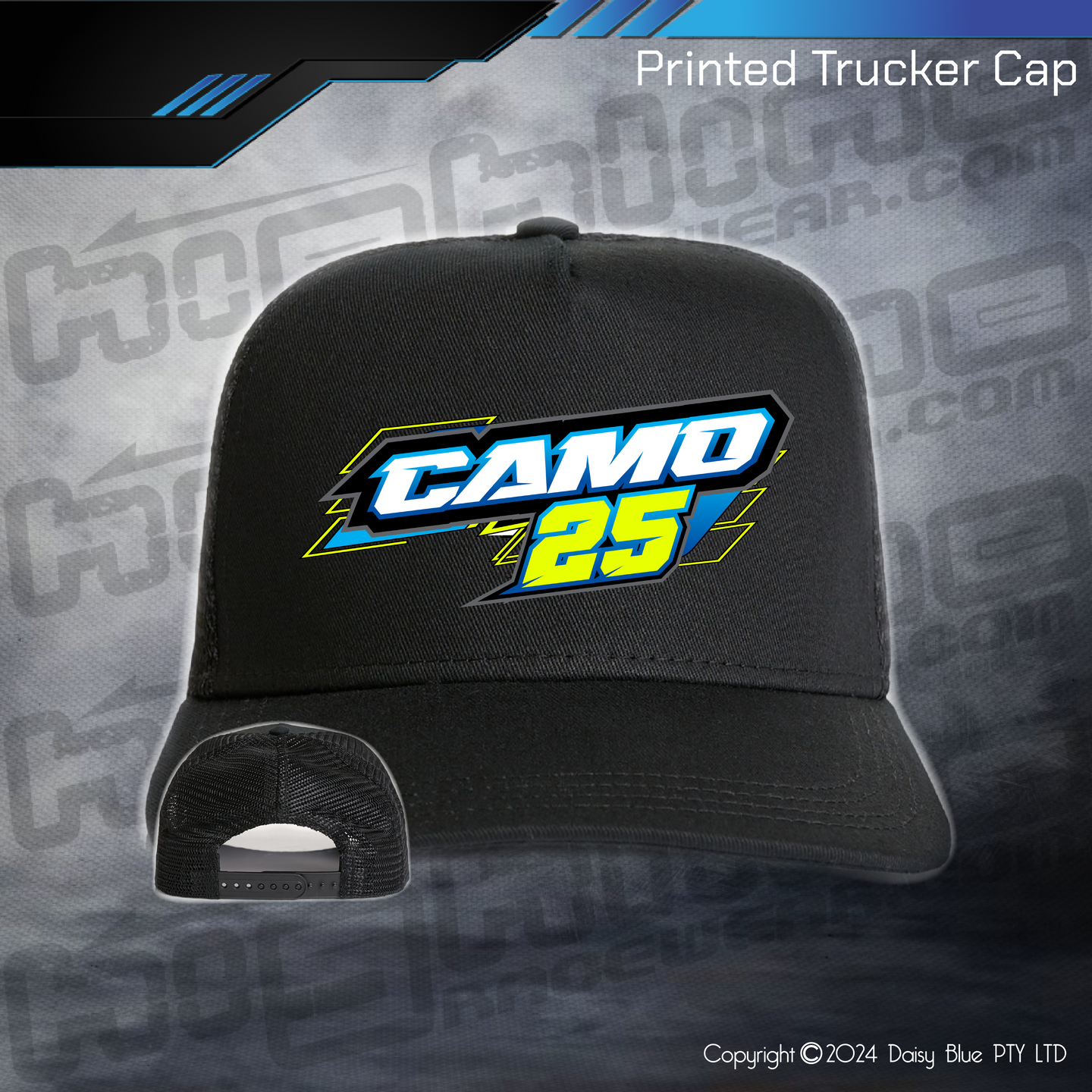 Printed Trucker Cap - Cameron Dike