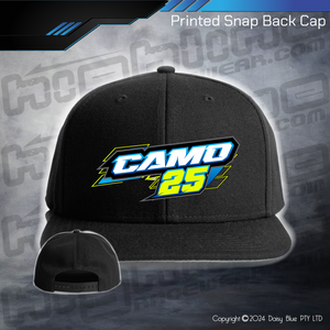 Printed Snap Back CAP - Cameron Dike