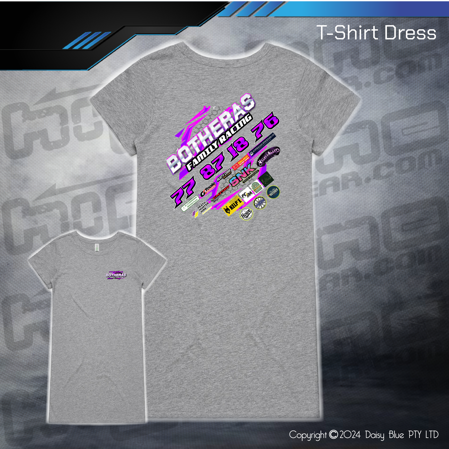 T-Shirt Dress - Botheras Family Racing