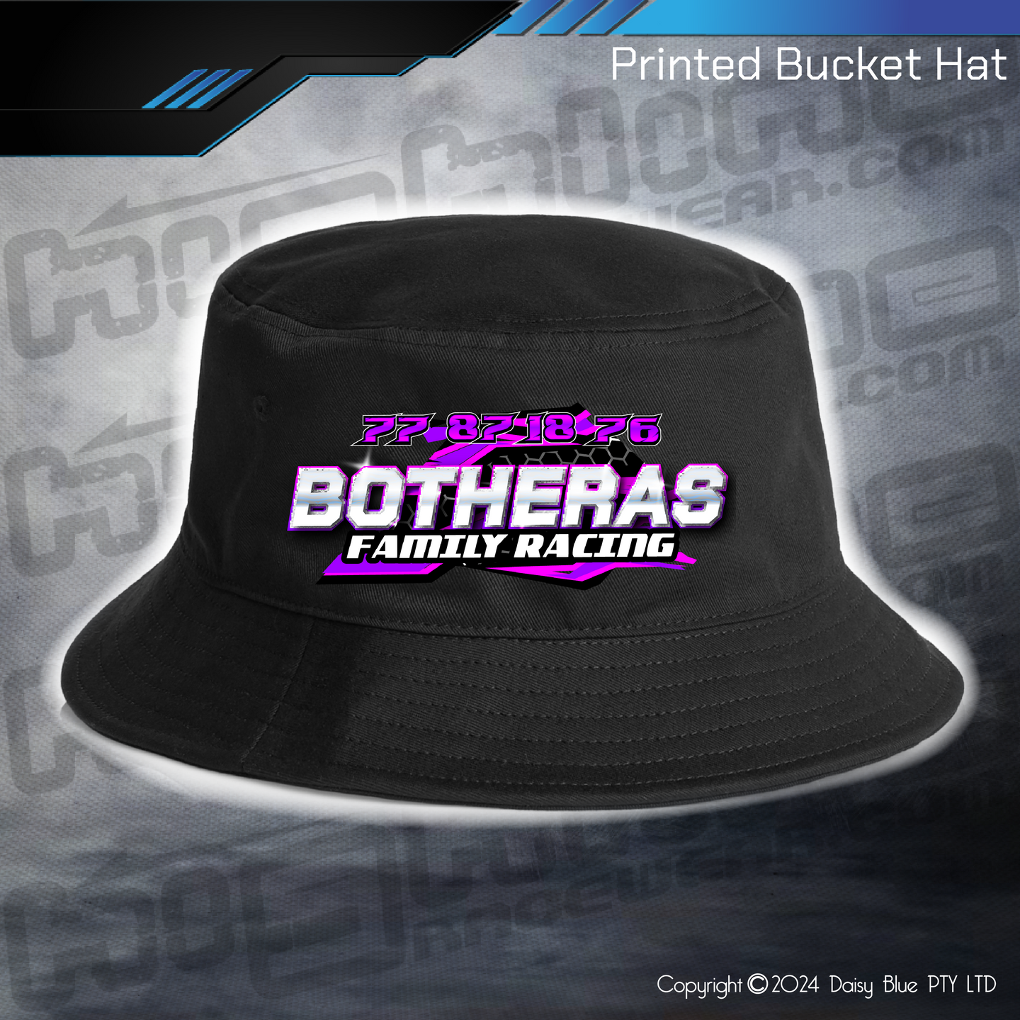 Printed Bucket Hat - Botheras Family Racing