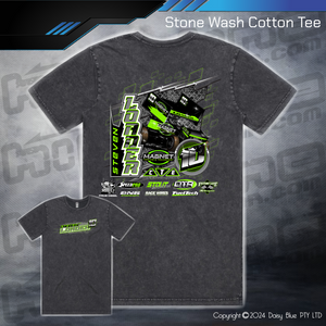 Stonewash Tee - Steve Loader Sprint Car