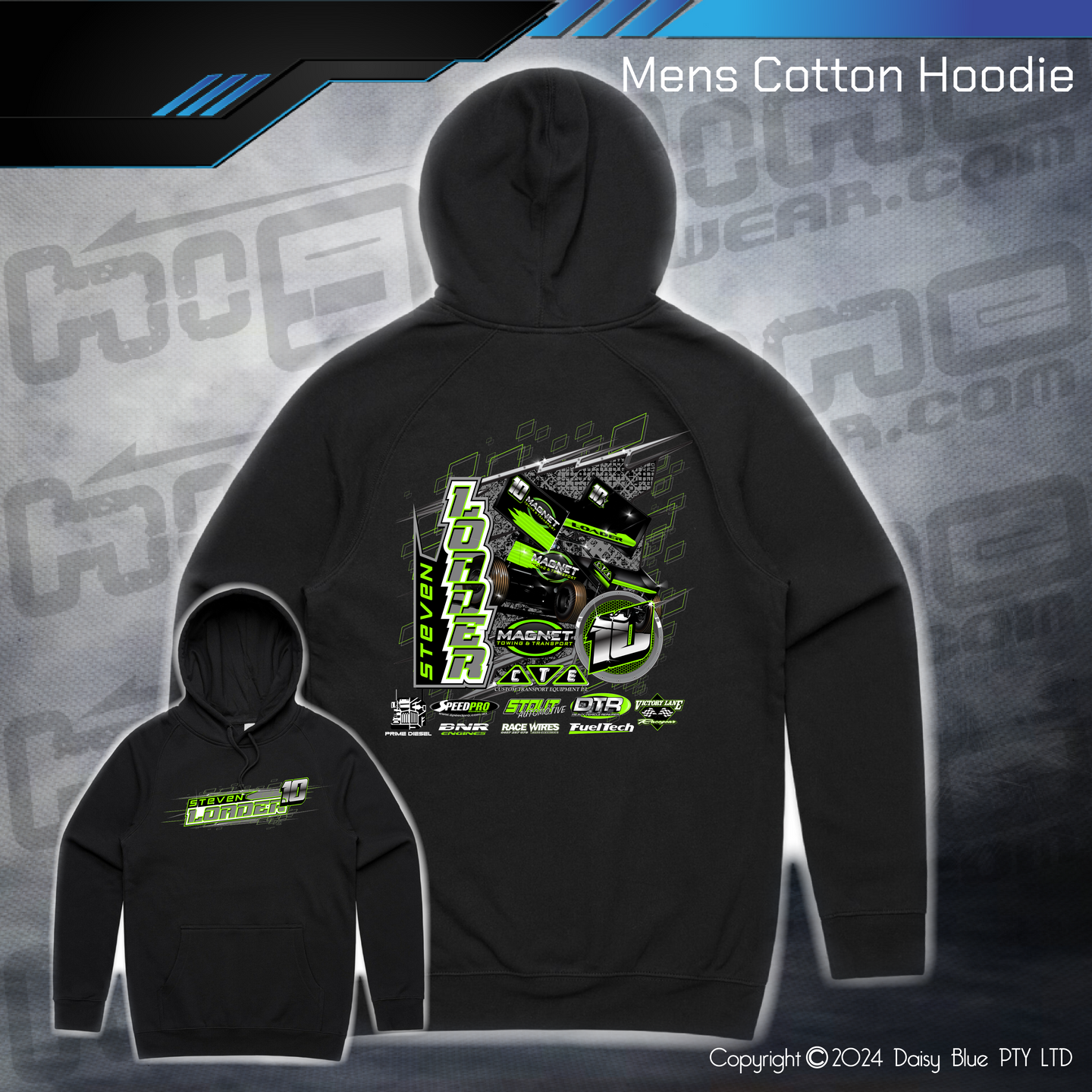 Hoodie - Steve Loader Sprint Car