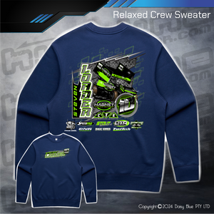 Relaxed Crew Sweater - Steve Loader Sprint Car