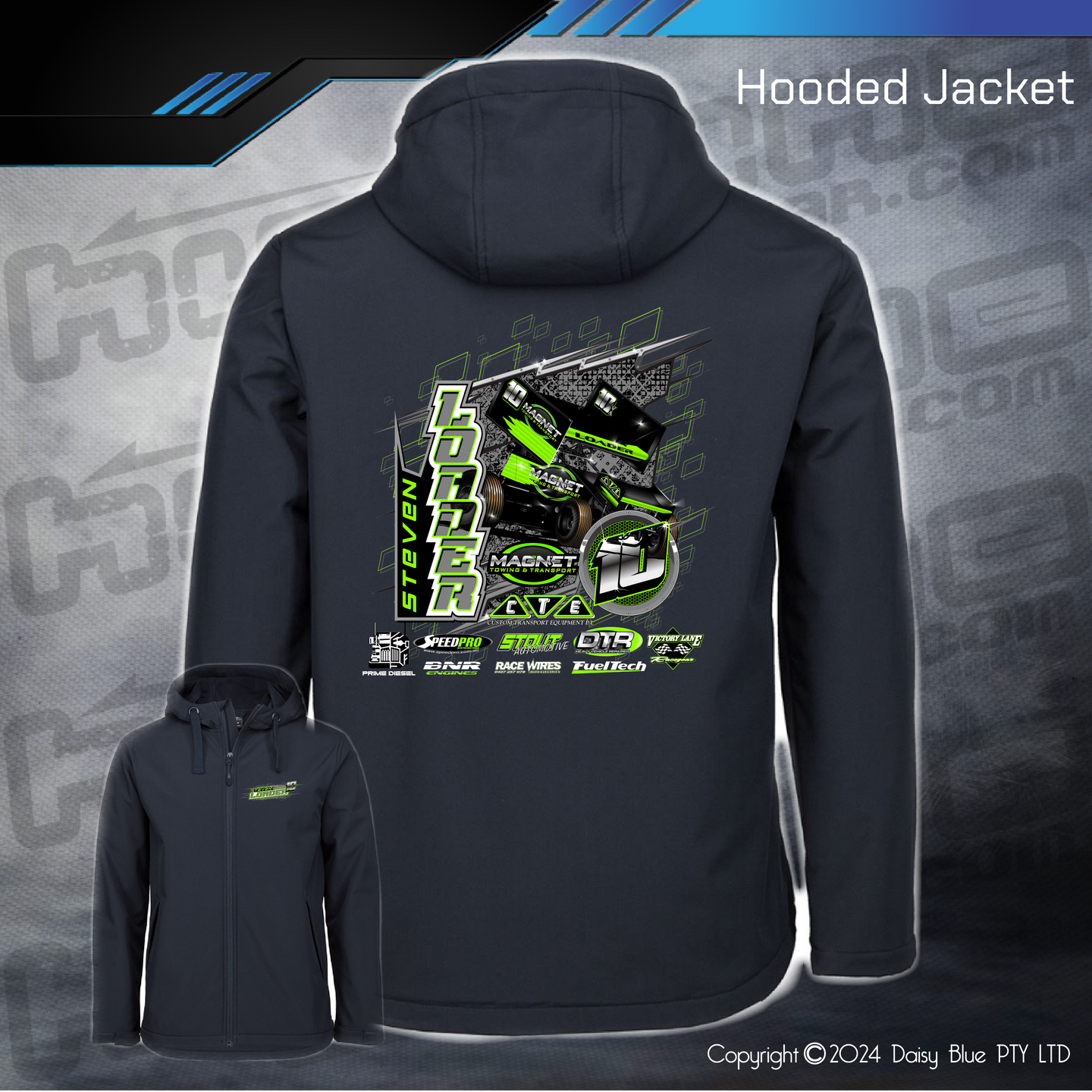 Hooded Jacket - Steve Loader Sprint Car