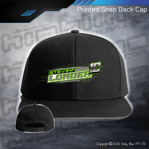 Printed Snap Back CAP - Steve Loader Sprint Car