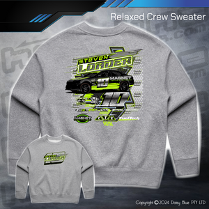Relaxed Crew Sweater - Steve Loader Sports Sedan