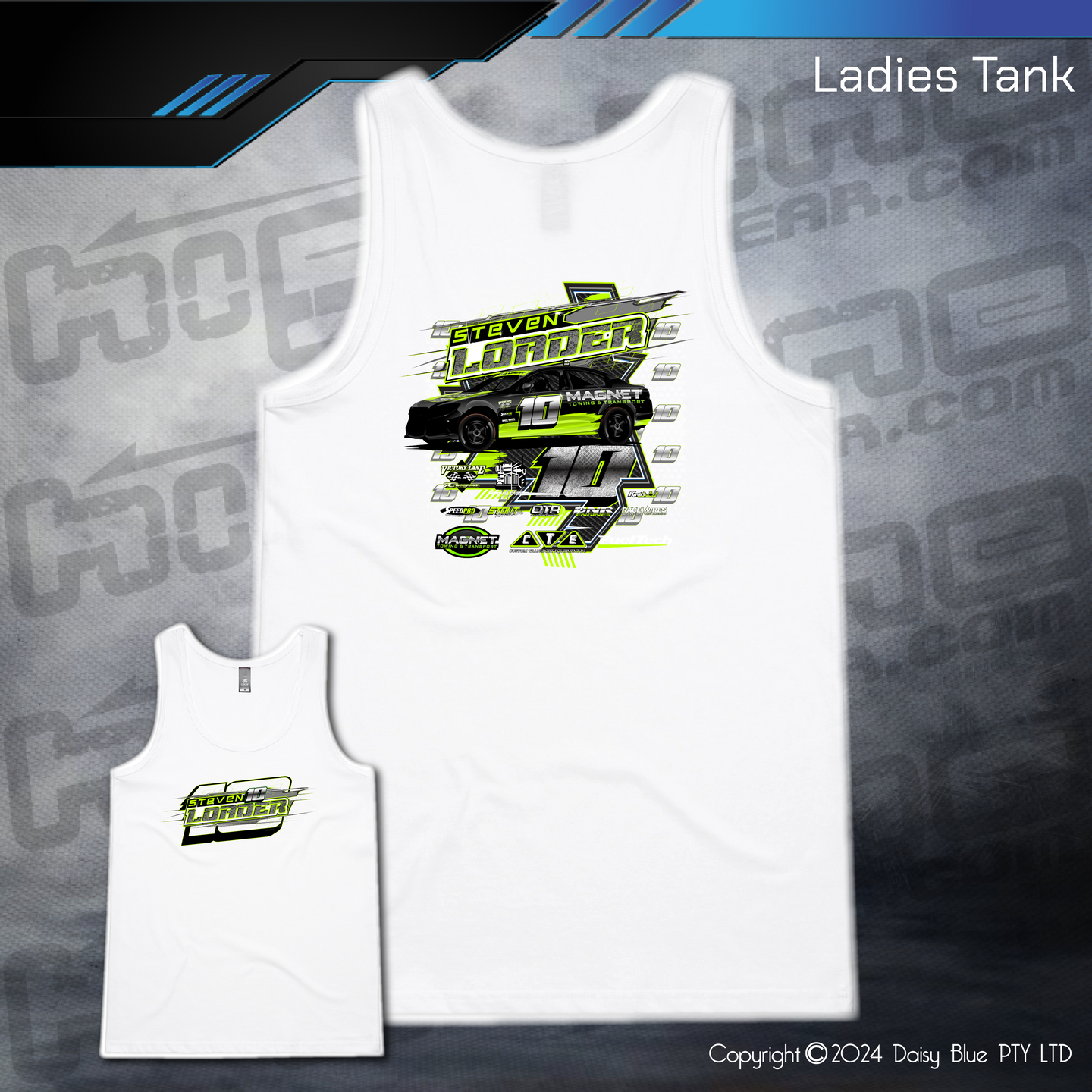 Ladies Tank - Steve Loader Sports Sedan