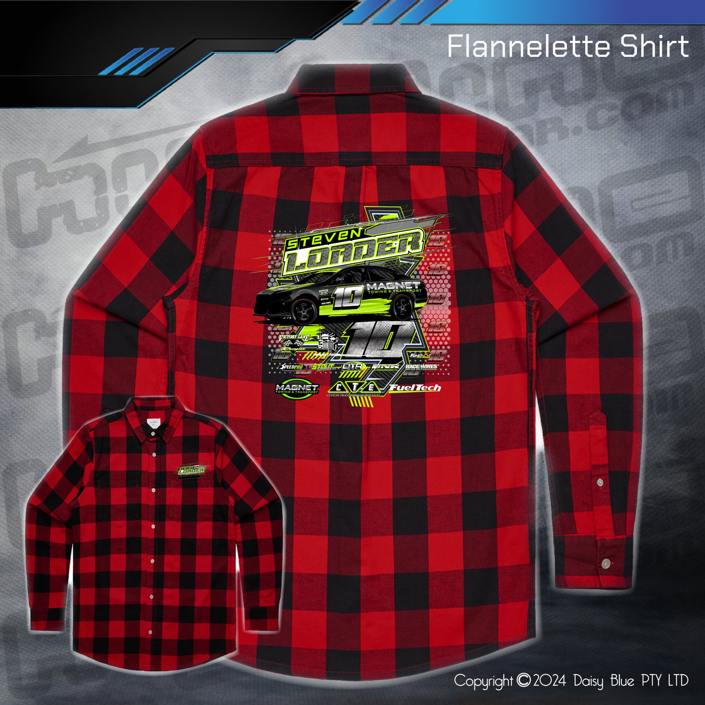 Flannelette Shirt - Steve Loader Sports Sedan