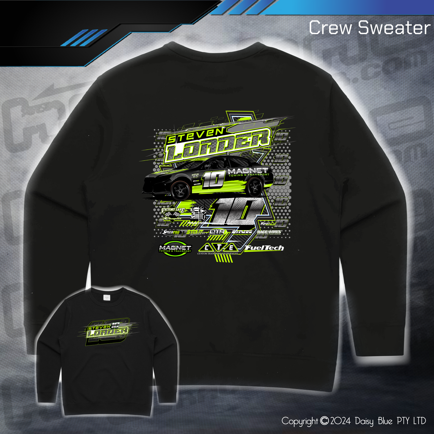 Crew Sweater - Steve Loader Sports Sedan