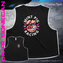 Load image into Gallery viewer, Ladies Tank - Mint Pig Streetie Revival
