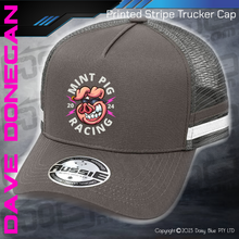 Load image into Gallery viewer, STRIPE Trucker Cap - Mint Pig Streetie Revival
