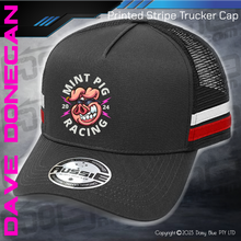 Load image into Gallery viewer, STRIPE Trucker Cap - Mint Pig Streetie Revival
