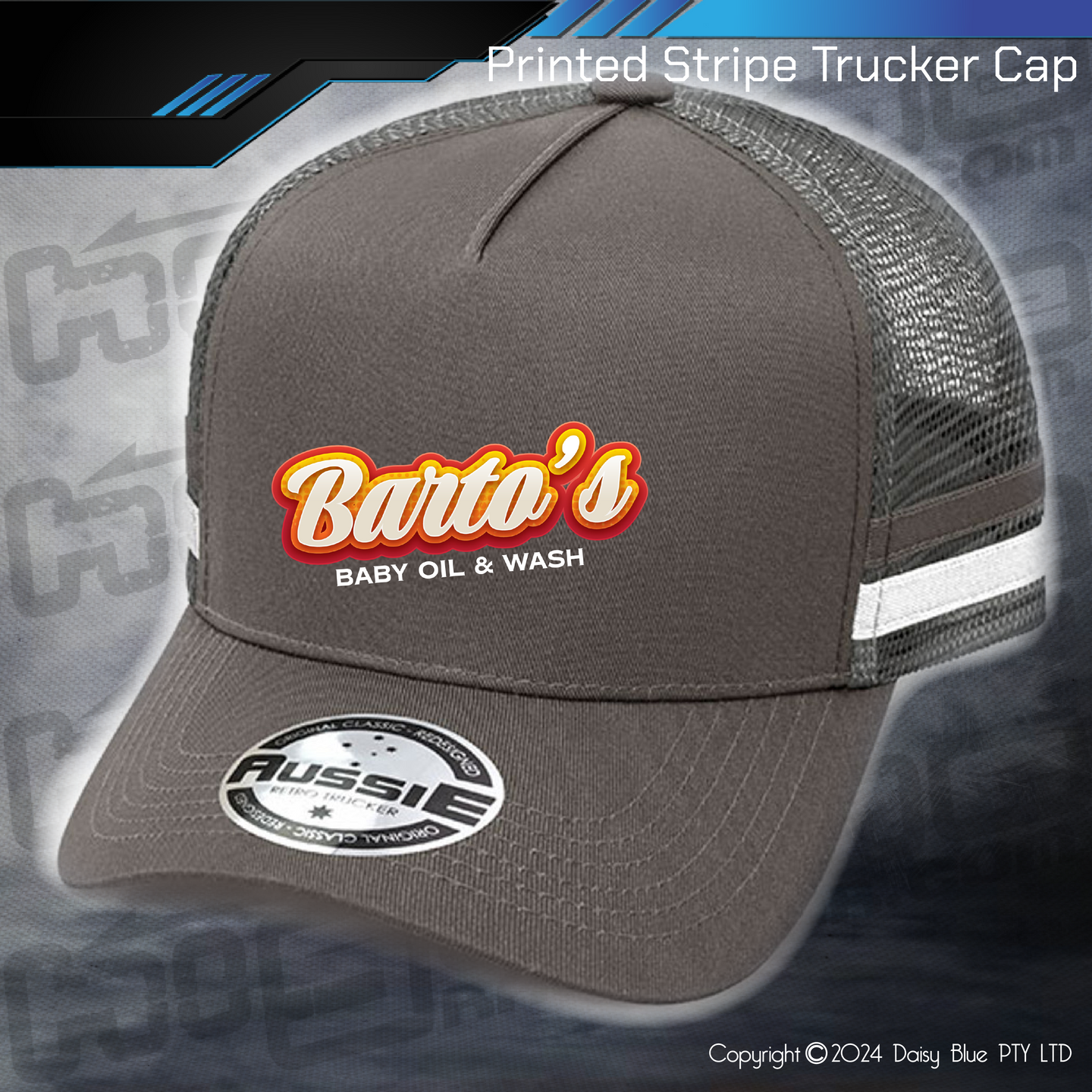 STRIPE Trucker Cap - Barto