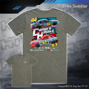 Stonewash Tee - Crash N Hassle Racing