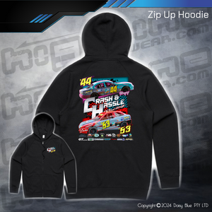 Zip Up Hoodie - Crash N Hassle Racing