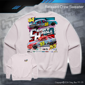 Relaxed Crew Sweater - Crash N Hassle Racing