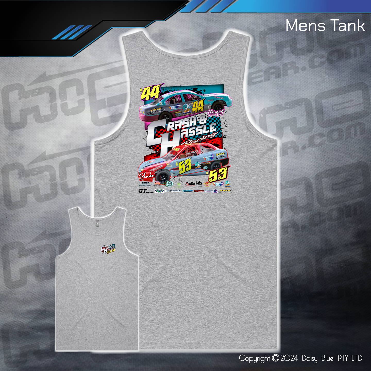 Mens/Kids Tank - Crash N Hassle Racing