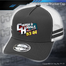 Load image into Gallery viewer, STRIPE Trucker Cap - Crash N Hassle Racing
