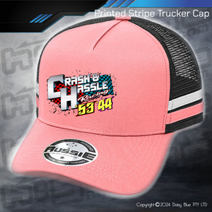 STRIPE Trucker Cap - Crash N Hassle Racing