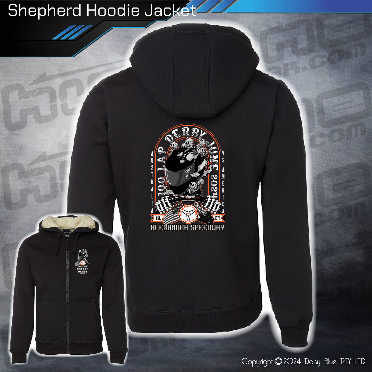 Shepherd Hoodie - 100 Lap Derby USA/AUS LIMITED EDITION