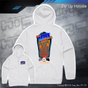 Zip Up Hoodie - 100 Lap Derby 2024
