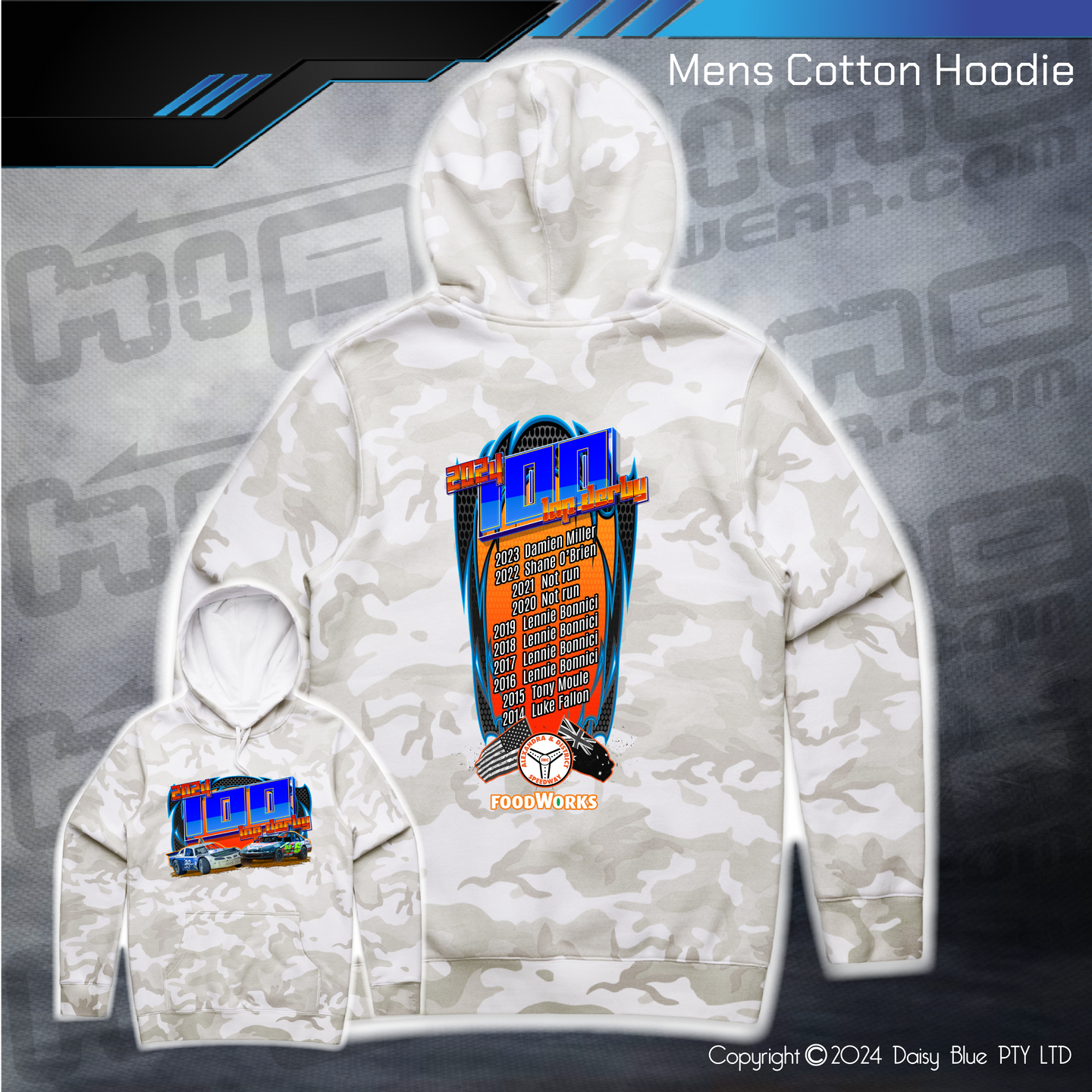 Camo Hoodie - 100 Lap Derby 2024