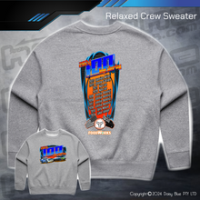 Load image into Gallery viewer, Relaxed Crew Sweater - 100 Lap Derby 2024

