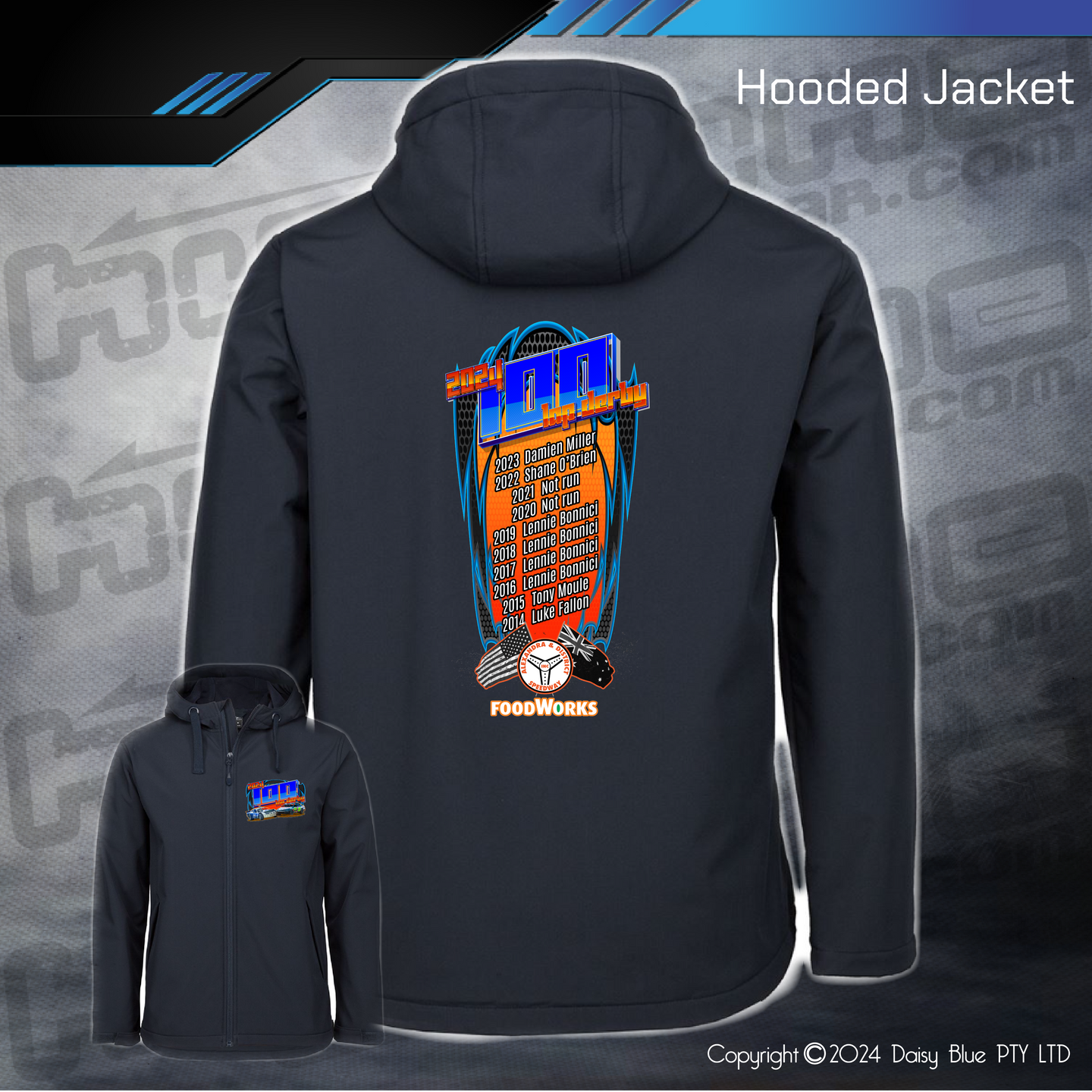 Hooded Jacket - 100 Lap Derby 2024