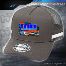Load image into Gallery viewer, STRIPE Trucker Cap - 100 Lap Derby 2024
