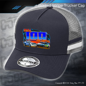 STRIPE Trucker Cap - 100 Lap Derby 2024