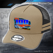 Load image into Gallery viewer, STRIPE Trucker Cap - 100 Lap Derby 2024
