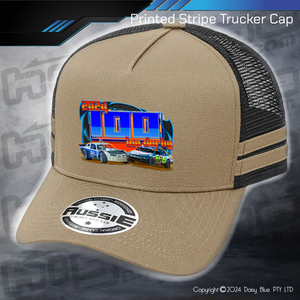 STRIPE Trucker Cap - 100 Lap Derby 2024