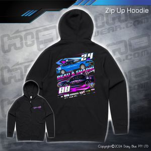 Zip Up Hoodie - Beau & Sharni Racing