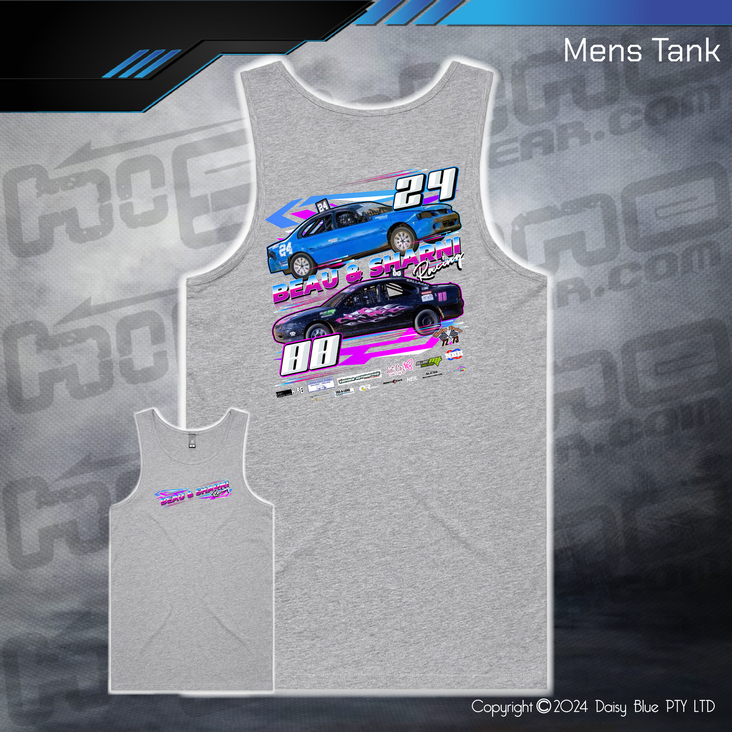 Mens/Kids Tank - Beau & Sharni Racing