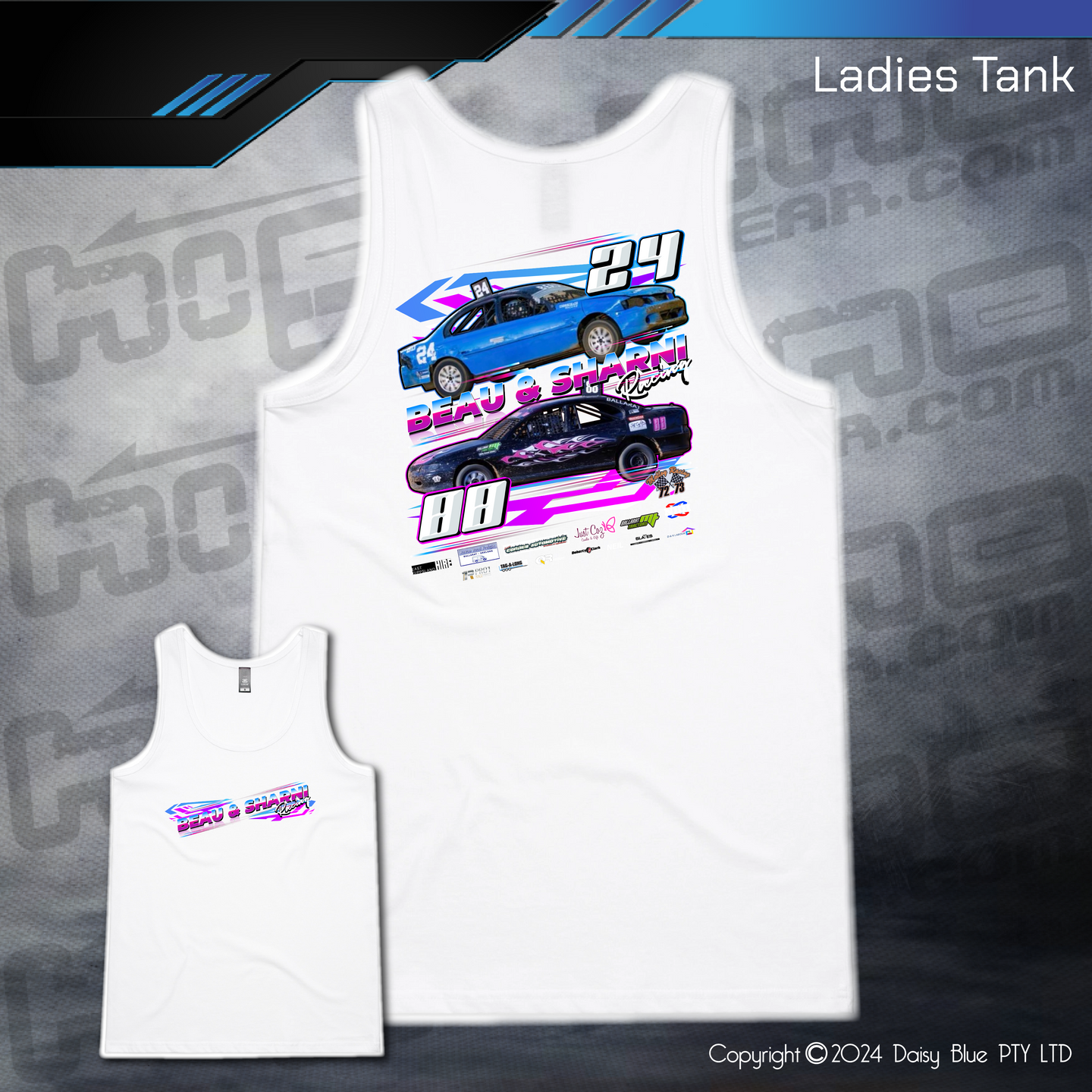 Ladies Tank - Beau & Sharni Racing