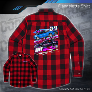 Flannelette Shirt - Beau & Sharni Racing