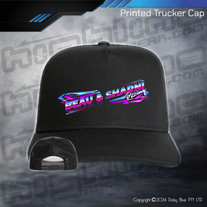 Printed Trucker Cap - Beau & Sharni Racing