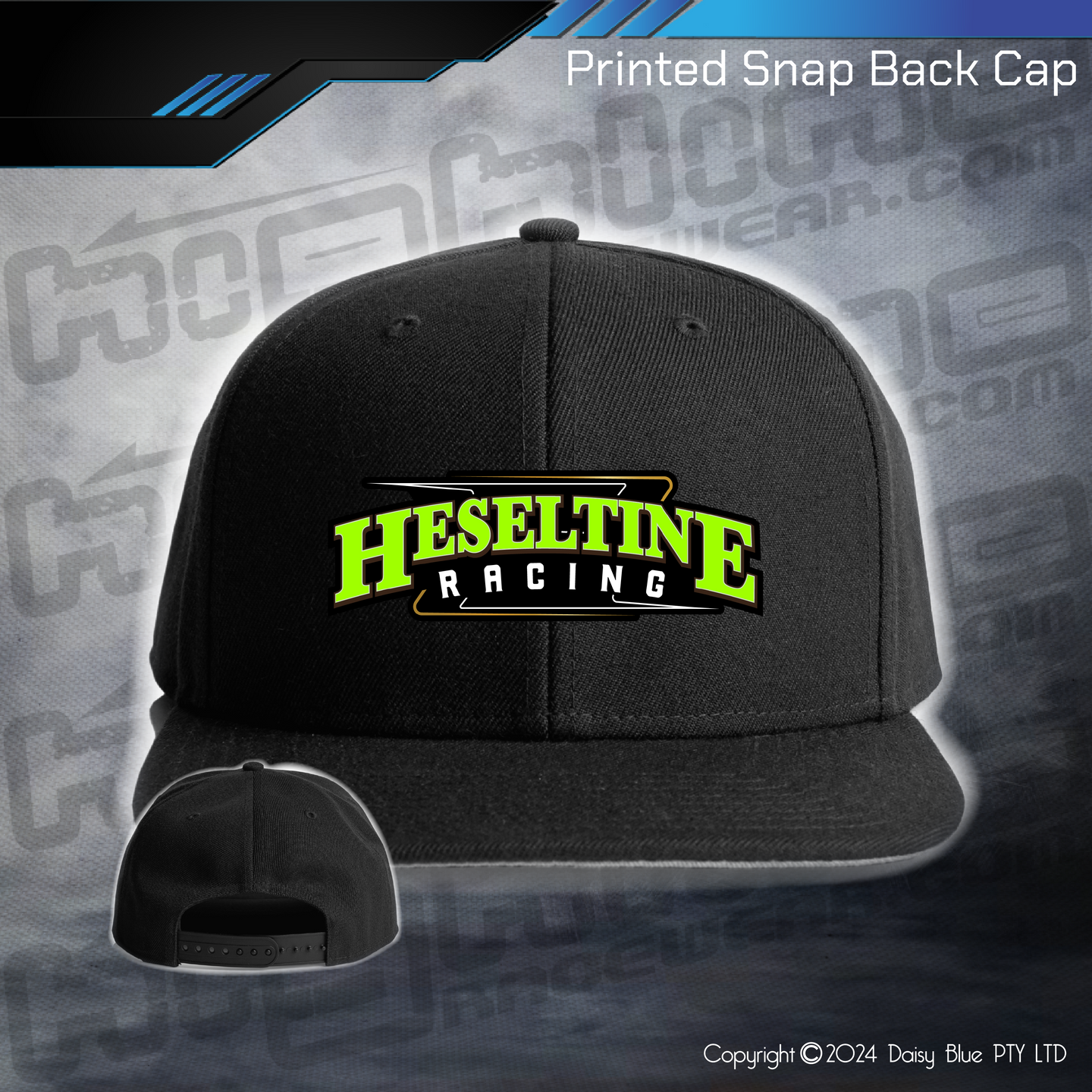 Printed Snap Back CAP - Dean Heseltine
