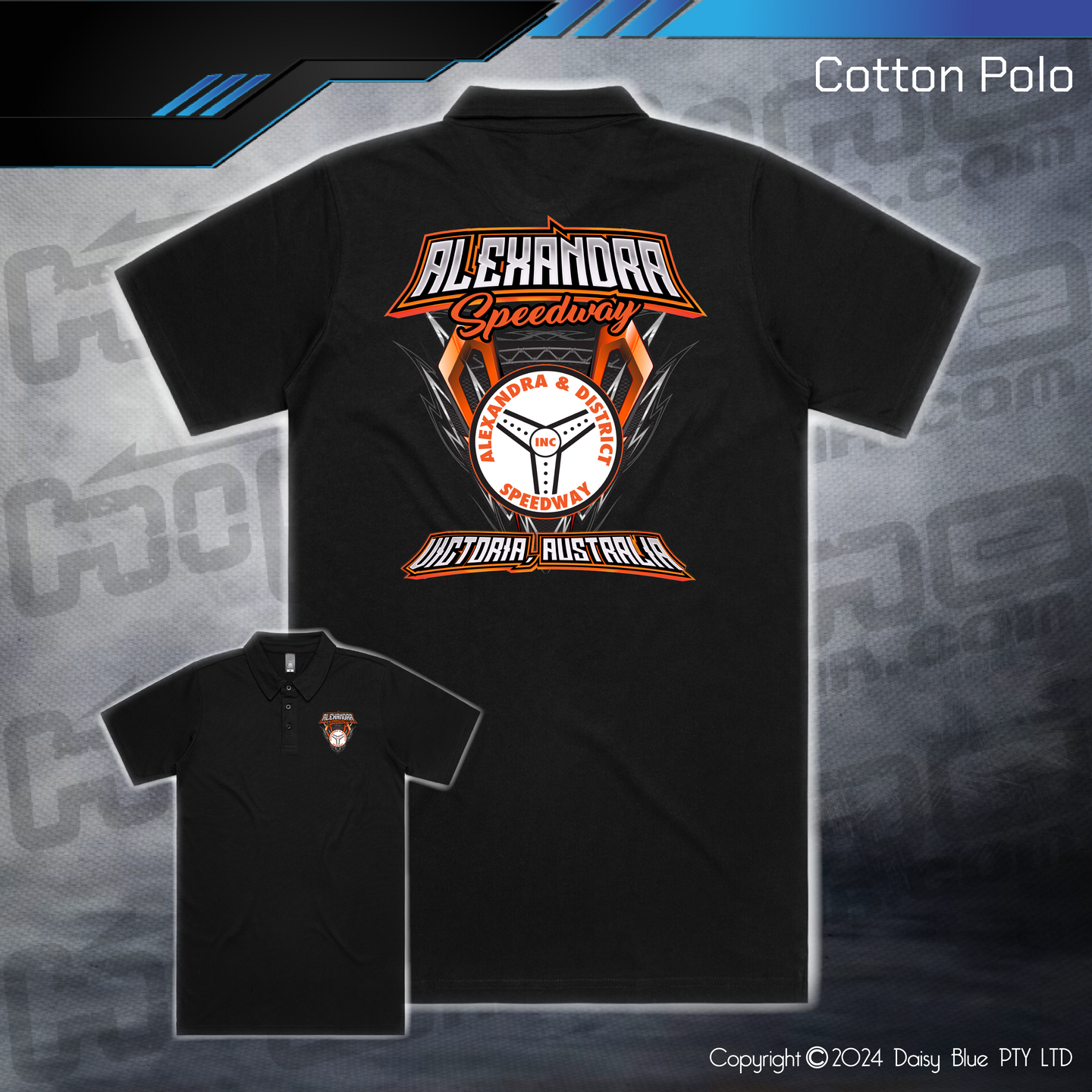 Cotton Polo - Alexandra Speedway